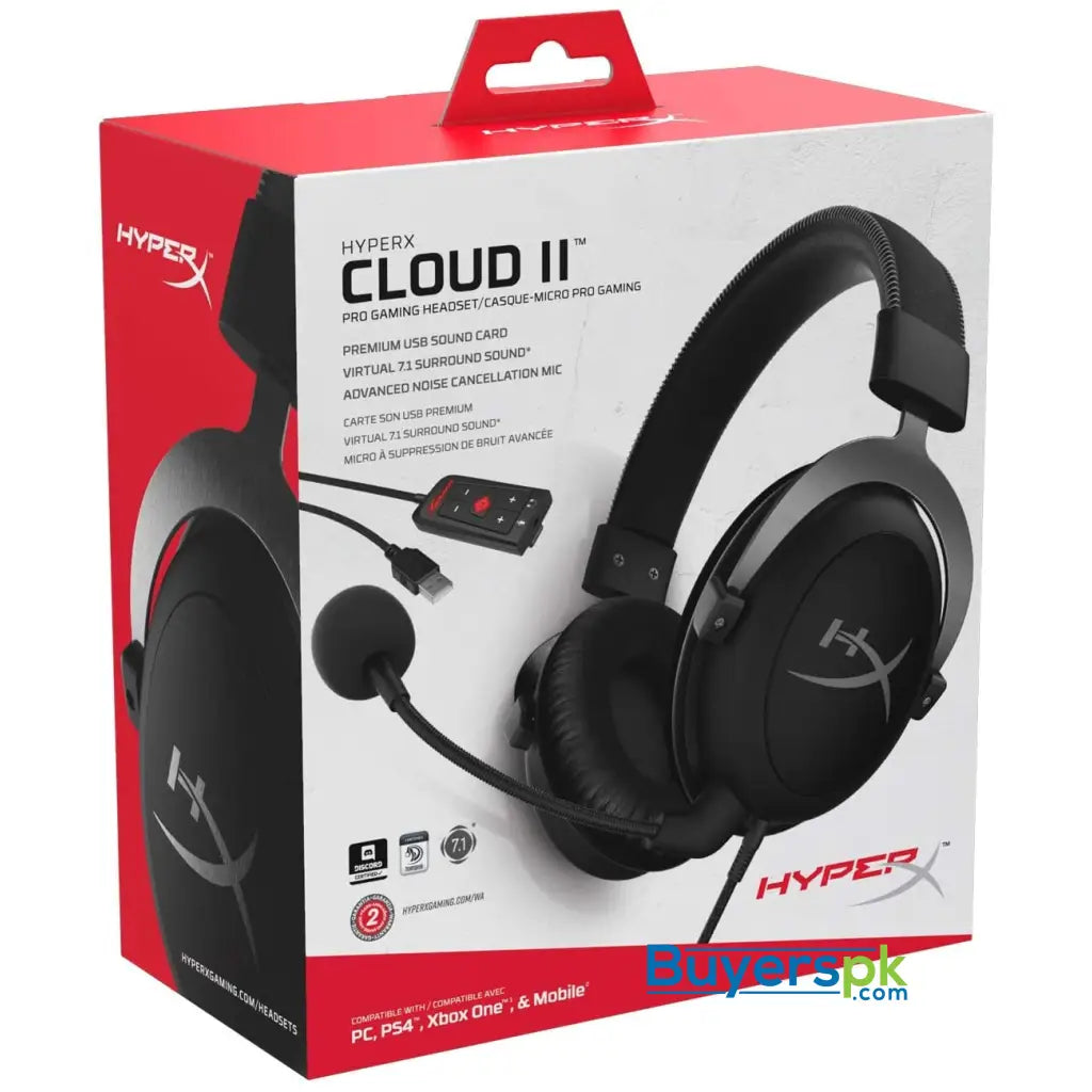 Hyperx Cloud Ii 7.1 Surround Sound Gaming Headset - Price in Pakistan Hyperx Cloud Ii 7.1 Surround Sound Gaming Headset - Price in Pakistan